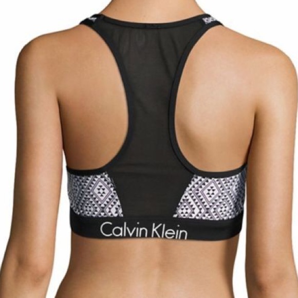 NWT patterned Calvin Klein two-piece bikini - Picture 3 of 8